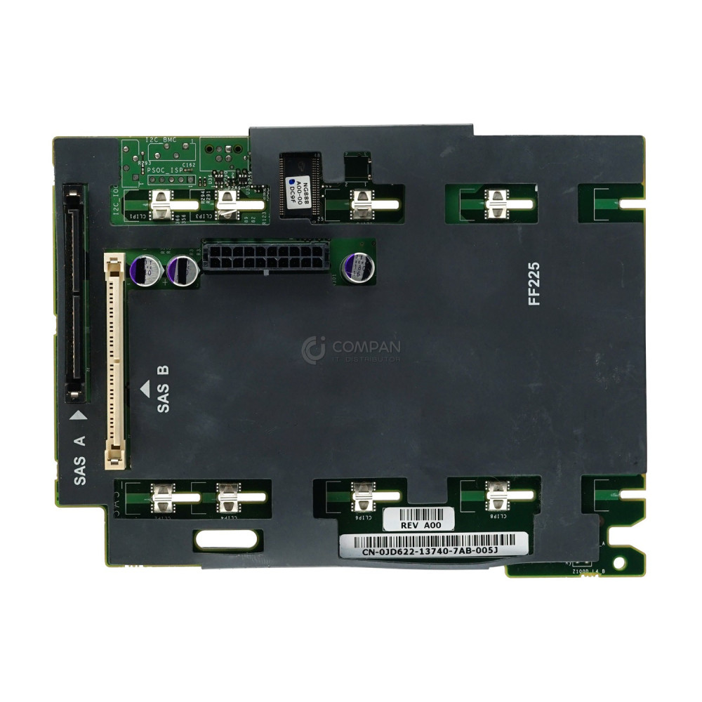 JD622 DELL 8-BAY SAS 2.5" SFF BACKPLANE FOR DELL POWEREDGE 6850